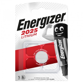 Батарейка литиевая ENERGIZER Lithium CR2025 BL-1