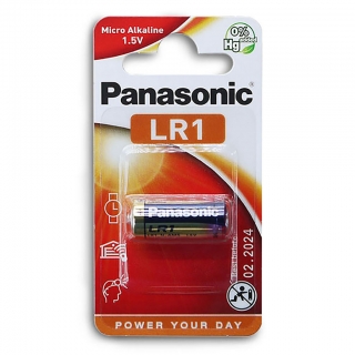 Батарейка алкалиновая PANASONIC Micro Alkaline  LR1 BL-1