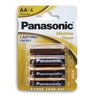 Батарейка алкалиновая PANASONIC Alkaline Power LR6 BL-4