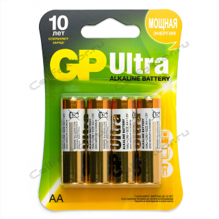 Батарейка алкалиновая GP ULTRA LR6 BL-4