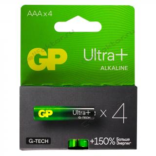 Батарейка алкалиновая GP ULTRA PLUS LR03 BL-4