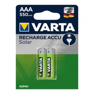 Аккумулятор VARTA RECHARGE ACCU Solar HR03 NiMH 550 mAh BL-2