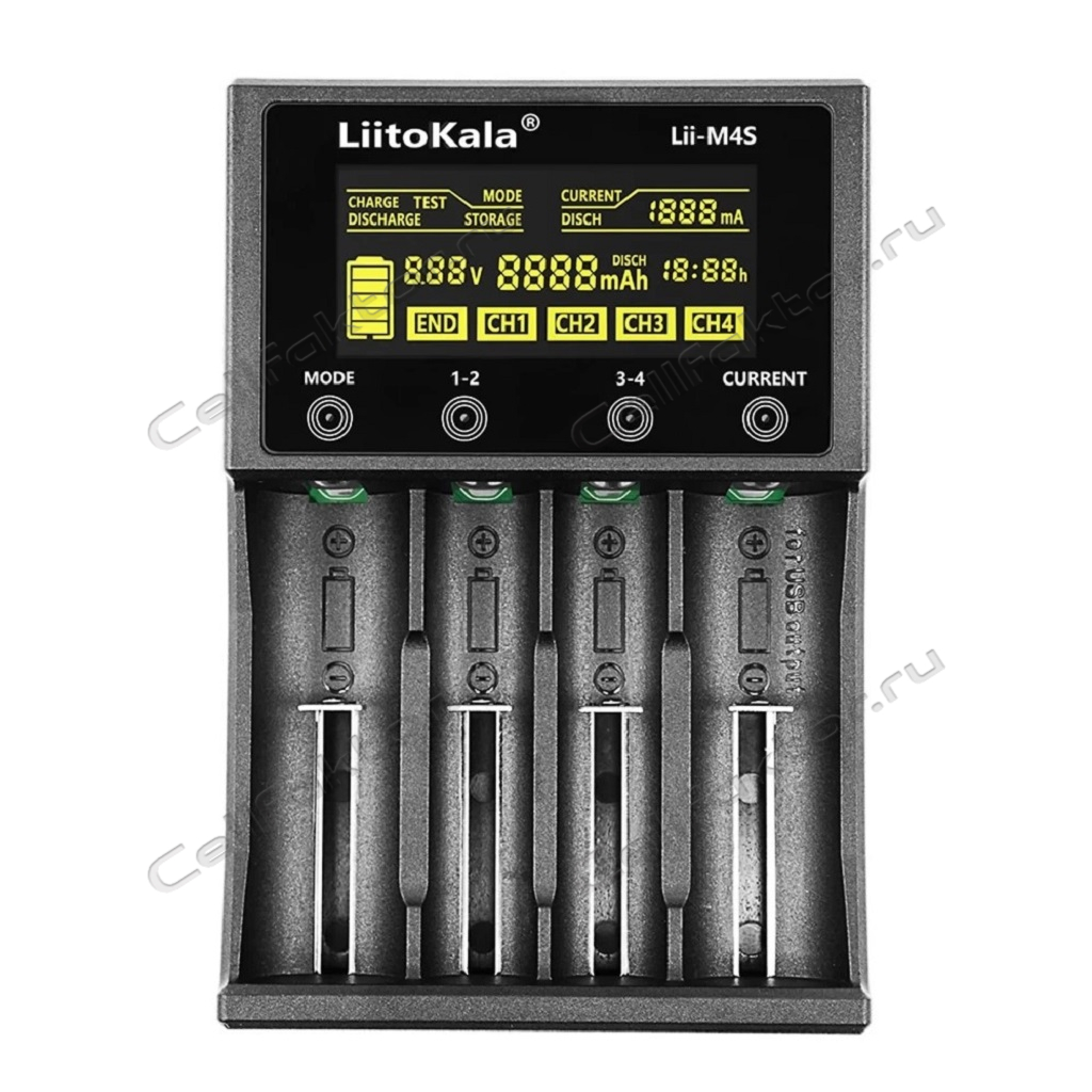 Зарядное устройство LiitoKala Lii-M4S купить в интернет-магазине СеллФактор с доставкой по России