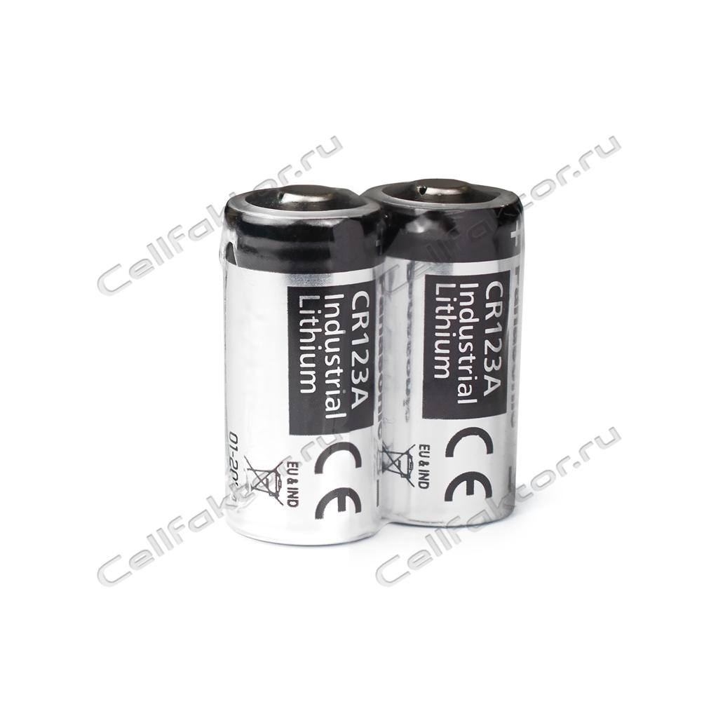 PANASONIC CR123A Industrial Lithium (shrink-2) батарейка литиевая для датчиков купить оптом в СеллФактор с доставкой по Москве и России