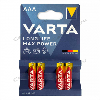 Батарейка алкалиновая VARTA MAX TECH 4703 LR03 BL-4
