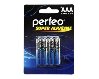 Батарейка алкалиновая PERFEO LR03 (AAA) BL-4