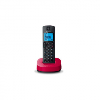 Телефон Panasonic KX-TGC310RUR DECT - черно-красный