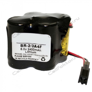 Батарейка литиевая Doosan BR-2/3AGCT4A Battery Replacement with Black Clip Connector