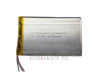 Аккумулятор литий-полимер LP456096-PCM Policell
