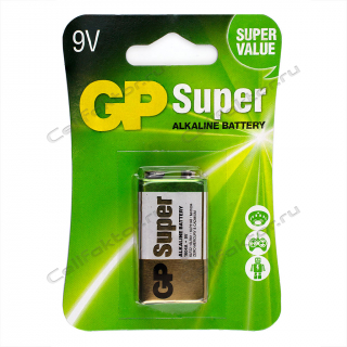 Батарейка алкалиновая GP SUPER 6LR61 BL-1