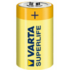 Батарейка солевая VARTA Superlife R20 2020 BL-2