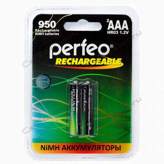 Аккумулятор Perfeo AAA 950mAh BL-2