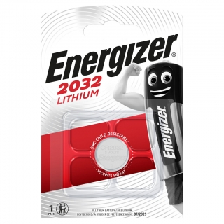 Батарейка литиевая ENERGIZER Lithium CR2032 BL-1