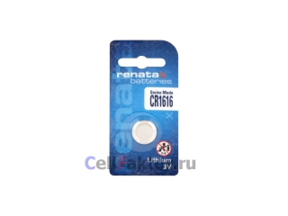 Батарейка литиевая RENATA CR1616 BL-1