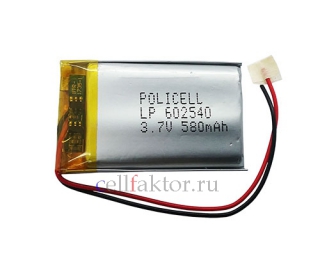 Аккумулятор литий-полимер LP602540-PCM PoliCell