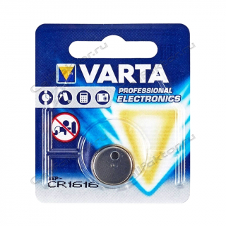 Батарейка литиевая VARTA CR1616 BL-1
