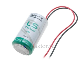 Батарейка литиевая SAFT LS26500 FL
