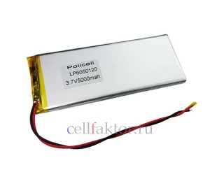 Аккумулятор литий-полимер LP6050120-PCM PoliCell