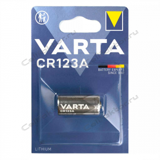 Батарейка для фото VARTA CR123A BL-1