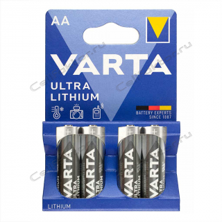 Батарейка для фото VARTA LITHIUM AA BL-4