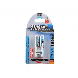 Аккумулятор ANSMANN maxE AA/HR6 2100mAh BL-2