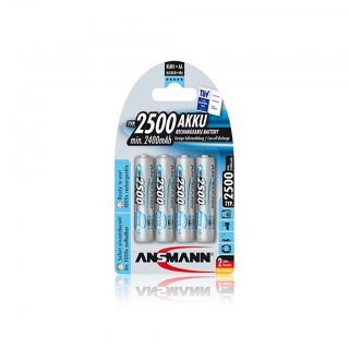 Аккумулятор ANSMANN maxE AA/HR6 2500mAh BL-4