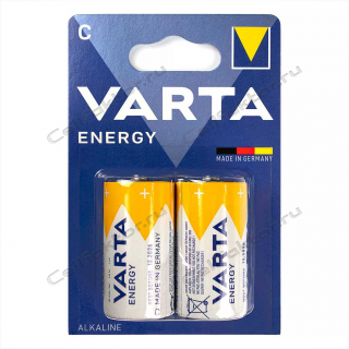 Батарейка алкалиновая VARTA ENERGY 4114 LR14 BL-2