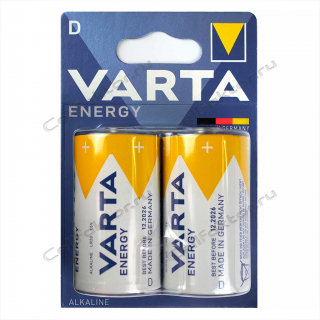 Батарейка алкалиновая VARTA ENERGY 4120 LR20 BL-2