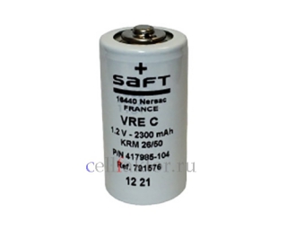 Аккумулятор NiCd SAFT VRE C 2300 mAh