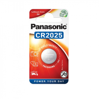 Батарейка литиевая PANASONIC CR2025 BL-1
