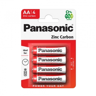 Батарейка солевая PANASONIC zinc carbon R06 BL-4