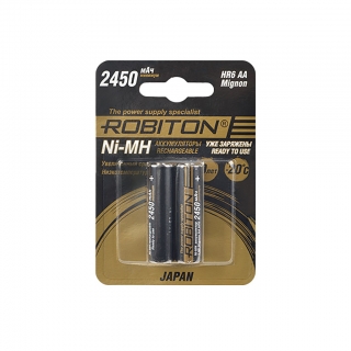 Аккумулятор ROBITON  JAPAN HR-3UTGX AА/HR6 2450mah BL-2