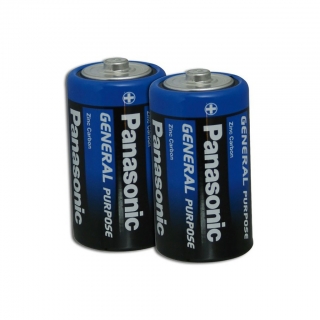 Батарейка солевая PANASONIC zinc carbon R14/343 (shrink)