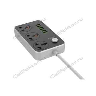 Сетевой фильтр LDNIO Power Socket SC3604 6 USB + 3 универсальные розетки