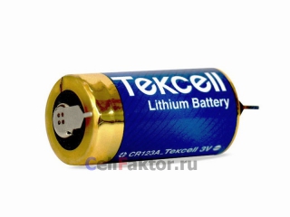 Батарейка литиевая Tekcell CR123A 2P