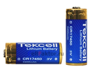Батарейка литиевая Tekcell CR17450