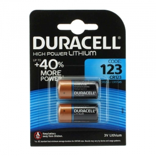 Батарейка для фото DURACELL High Power Lithium CR123A BL-2