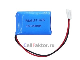 Аккумулятор литий-полимер LP112635-PCM PoliCell
