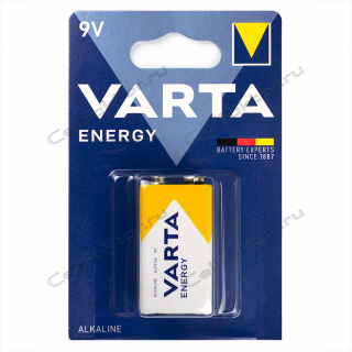 Батарейка алкалиновая VARTA ENERGY 4122 6LR61 BL-1