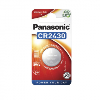 Батарейка литиевая PANASONIC CR2430 BL-1