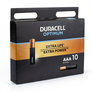 Батарейка алкалиновая DURACELL OPTIMUM LR03 BL- 10