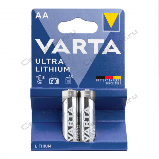 Батарейка для фото VARTA LITHIUM AA BL-2