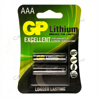 Батарейка GP Lithium 24LF FR03 AAA BL-2