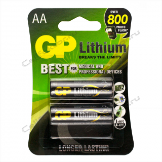 Батарейка GP Lithium 15LF FR6 AA BL-2