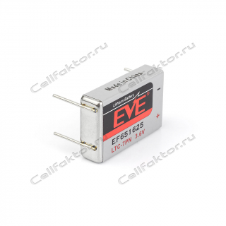 Батарейка литиевая EVE EF651625 LTC-7PN 4 pin