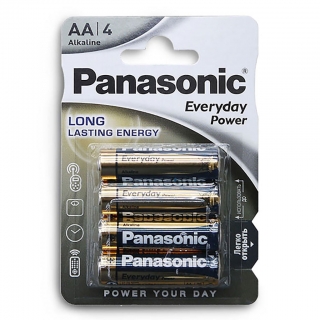 Батарея аккумуляторов PANASONIC Everyday Power LR6 BL-4