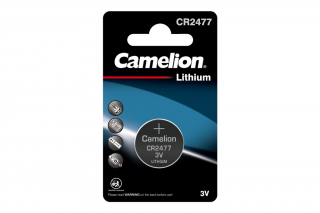 Батарейка литиевая Camelion CR2477 BL-1