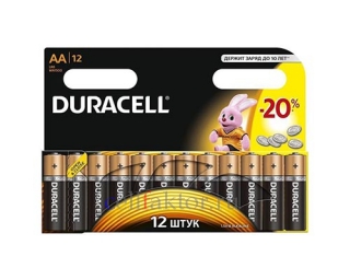 Батарейка алкалиновая DURACELL LR6 BL-12