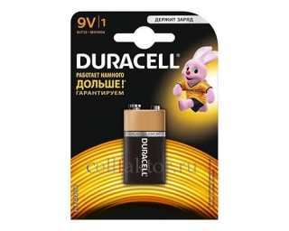 Батарейка алкалиновая DURACELL 6LR61 BL-1