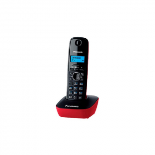 Телефон Panasonic KX-TG1611RUR DECT - красный